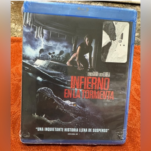 Other - Inferno en la Tormenta (Crawl) Blu-ray – Black & Red Cover
